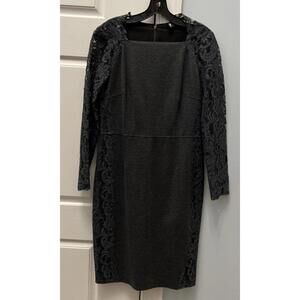 Bergdorf Goodman -Ellie Tahari  Gray Cocktail Dress Size 8